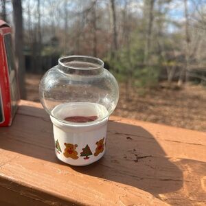 Potpourri Press teddy bear candle with globe